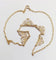 Collier Collier Art nouveau motifs filigranés en or jaune 18k, 40 cm 58 Facettes A06381
