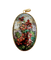 Pendentif Pendentif Art nouveau en or jaune 18k avec plaque émaillée fleurs 58 Facettes A06385