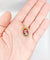 Pendentif Limoges Art nouveau - Pendentif en or jaune 18k, émail et perle 58 Facettes A06389