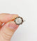 Bague 47.5 Bague fleur Art déco en or blanc 18k et diamants taille ancienne 58 Facettes A06391