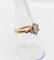 Bague 55 Bague marguerite antique en or 18k et diamants taille rose 58 Facettes A06395