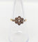 Bague 55 Bague marguerite antique en or 18k et diamants taille rose 58 Facettes A06395