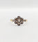 Bague 55 Bague marguerite antique en or 18k et diamants taille rose 58 Facettes A06395