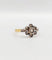 Bague 55 Bague marguerite antique en or 18k et diamants taille rose 58 Facettes A06395