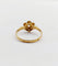 Bague 55 Bague marguerite antique en or 18k et diamants taille rose 58 Facettes A06395