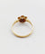 Bague 55 Bague marguerite antique en or 18k et diamants taille rose 58 Facettes A06395