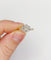 Bague 55 Bague marguerite antique en or 18k et diamants taille rose 58 Facettes A06395
