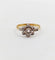 Bague 55 Bague marguerite antique en or 18k et diamants taille rose 58 Facettes A06395