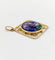 Pendentif Art nouveau - Pendentif en or 18k avec plaque émaillée Limoges 58 Facettes A06402