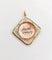 Pendentif Art nouveau - Pendentif en or 18k avec plaque émaillée Limoges 58 Facettes A06402