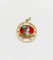 Pendentif Bardonnaud Limoges - Pendentif Art nouveau en or 18k, plaque émaillée 58 Facettes A06401