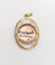 Pendentif Bardonnaud Limoges - Pendentif Art nouveau en or 18k, plaque émaillée 58 Facettes A06401