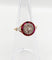 Bague 50 Bague cible Art déco en or jaune 18k, diamants taille rose et rubis calibrés 58 Facettes A06428