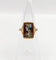 Bague 48.5 Bague Art nouveau Limoges en or 18k avec plaque émaillée 58 Facettes A06430