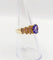 Bague 52 Bague jonc vintage en or 18k avec tanzanite et diamants 58 Facettes B01020