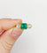 Bague 49 Bague jarretière vintage en or 18k avec émeraude et diamants 58 Facettes A06440