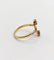 Bague 53 Bague toi et moi antique en or 18k et diamants taille rose 58 Facettes A06396