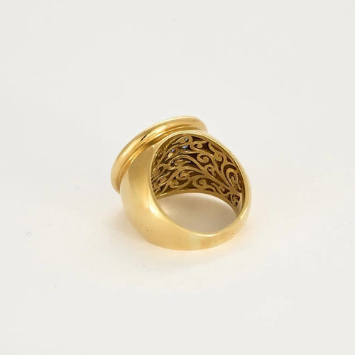 Bague 54 Premiers Joyaux - Bague en or jaune et blanc, saphirs et diamants 58 Facettes LP1408/
