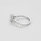 Bague 47 Solitaire taille princesse - Bague en or blanc 750 et diamants 58 Facettes LP1385/