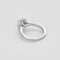 Bague 47 Solitaire taille princesse - Bague en or blanc 750 et diamants 58 Facettes LP1385/