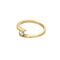 Bague 53 Bague Toi et Moi en or jaune avec diamant 58 Facettes LP1419/