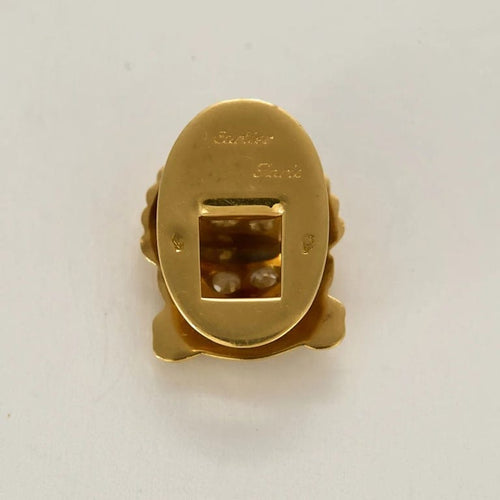 Cartier - Boutonnière coquillage en or jaune et diamants 58 Facettes LP1490/