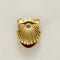 Cartier - Boutonnière coquillage en or jaune et émeraude 58 Facettes LP1489/