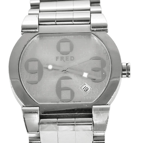Montre FRED - Montre en acier inoxydable à quartz 58 Facettes LP1196/7