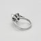 Bague 49 Bague feuille perlée en or blanc 18 carats, perle et diamants 58 Facettes LP1504/
