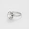 Bague 56 Bague Pétales brillantes en or blanc avec perle et diamants 58 Facettes LP1396/