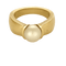 Bague 52 Bague perle en or jaune 18 carats 58 Facettes LP1417/