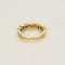 Bague 54 Alliance 9 diamants en or jaune 750 58 Facettes LP1439/