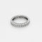 Bague 56 Alliance roue de diamants en or blanc 750 58 Facettes LP1380/