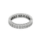 Bague 56 Alliance roue de diamants en or blanc 750 58 Facettes LP1380/