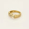 Bague 54 Bague tressée en or jaune sertie de diamants 58 Facettes LP1455/