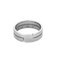 Bague 60 Dinh Van Seventies - Bague ajourée en or blanc 18 carats 58 Facettes LP1343/4