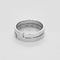 Bague 60 Dinh Van Seventies - Bague ajourée en or blanc 18 carats 58 Facettes LP1343/4