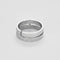 Bague 52 Dinh Van Seventies - Bague ajourée en or blanc et diamants 58 Facettes LP1342/11