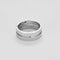 Bague 52 Dinh Van Seventies - Bague ajourée en or blanc et diamants 58 Facettes LP1342/11