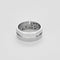 Bague 52 Dinh Van Seventies - Bague ajourée en or blanc et diamants 58 Facettes LP1342/11