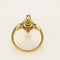 Bague 59.5 Bague Prestige Art déco en or jaune 18 carats, saphirs et diamants 58 Facettes LP1218/