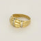 Bague 55 Bague jonc bombée en or jaune et or blanc 18 carats avec diamants 58 Facettes LP1464/