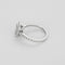 Bague 52 Bague solitaire illusion en or blanc 750 et diamants 58 Facettes LP1386/