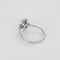 Bague 52 Bague solitaire illusion en or blanc 750 et diamants 58 Facettes LP1386/
