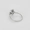Bague 52 Bague solitaire illusion en or blanc 750 et diamants 58 Facettes LP1386/