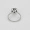 Bague 52 Bague solitaire illusion en or blanc 750 et diamants 58 Facettes LP1386/