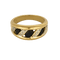 Bague 54 Prestige - Bague en or jaune et or blanc, saphirs et diamants 58 Facettes LP1432/