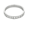 Bague 52 Alliance diamantée en or blanc 18 carats 58 Facettes LP1422/