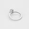 Bague 53.5 Solitaire Royal - Bague solitaire en or blanc 750 avec diamants 58 Facettes LP1384/