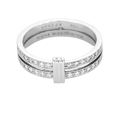 Bague 57 Mauboussin - Bague en or blanc 750 et diamants 58 Facettes LP1440/